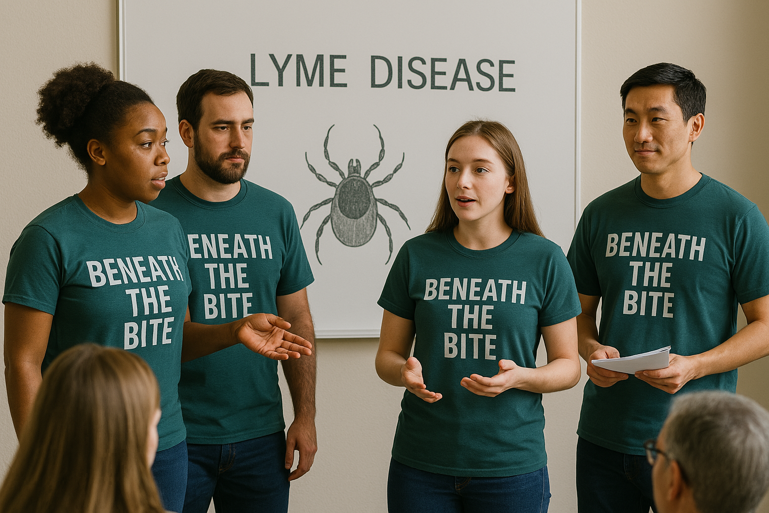 Team working on Lyme disease awareness